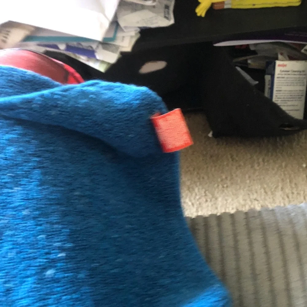Blue Plush wash cloth